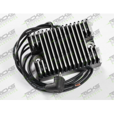 Rick's Motorsports Electrics Universal OEM Style Rectifier-Regulator for Harley Davidson Super Glide/Wide Glide/Heritage Softtail Classic/Electra Glide '08-20, Low Rider '18-20 (All Models)